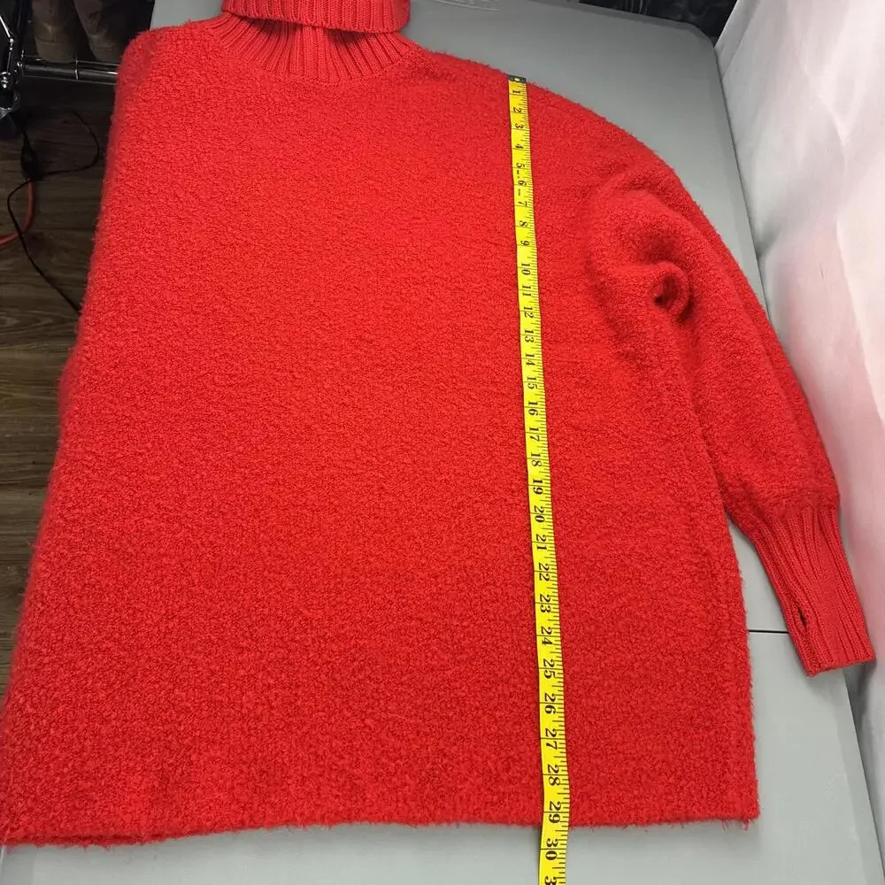 Offline by aerie Oversized Red Turtleneck Sweater Cabincore - Picture 7 of 9